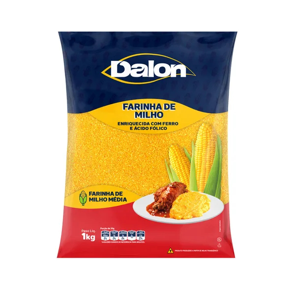 FARINHA DE MILHO MÉDIA 1 KG