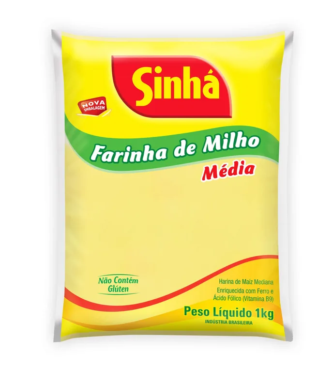 FARINHA DE MILHO MEDIA 1KG SINHA