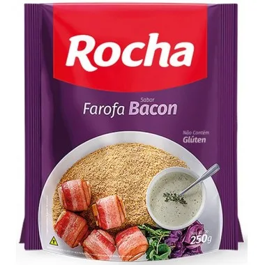FAROFA DE MANDIOCA ROCHA BACON 250GR