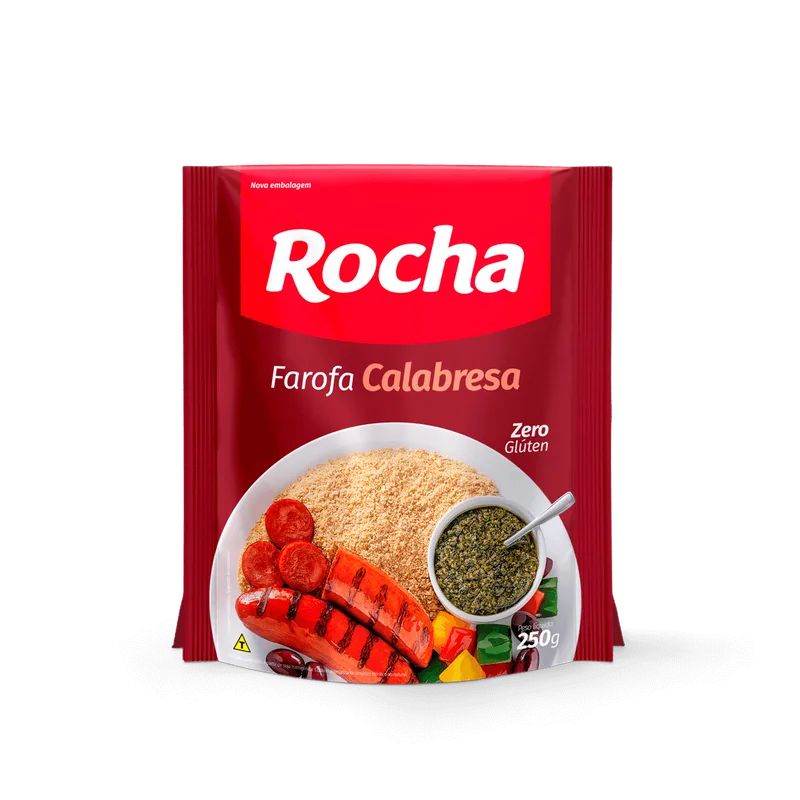 FAROFA DE MANDIOCA ROCHA CALABRESA 250GR