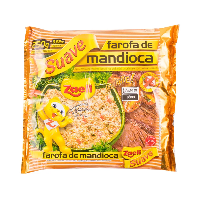 FAROFA DE MANDIOCA ROCHA SUAVE 250GR