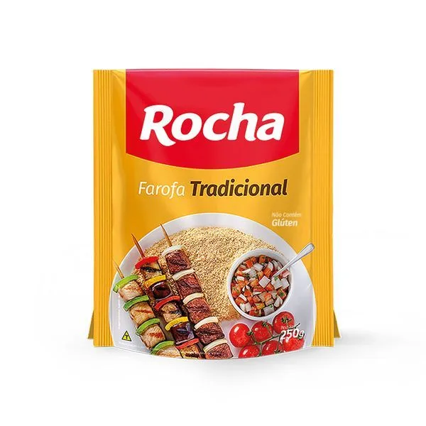 FAROFA DE MANDIOCA ROCHA TRADICIONAL 250GR