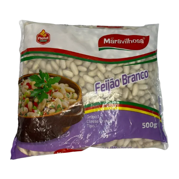 FEIJAO BRANCO MARAVILHOSA 500GR