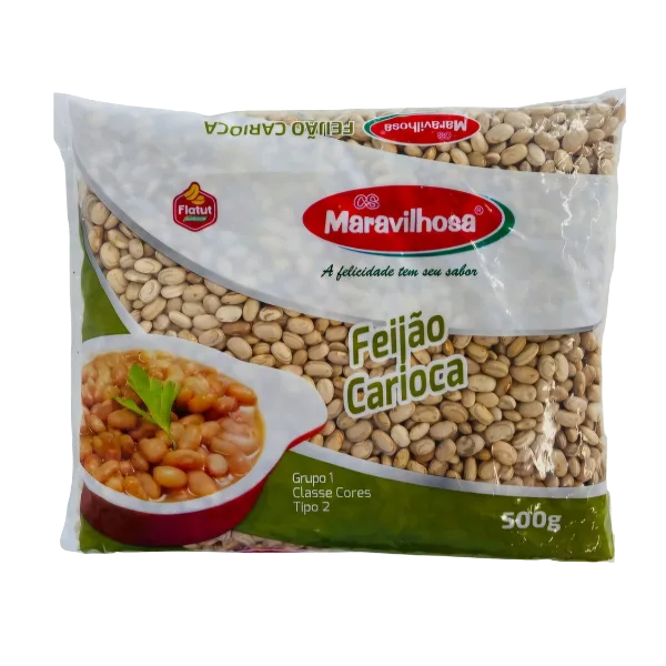 FEIJAO CARIOCA MARAVILHOSA 500GR