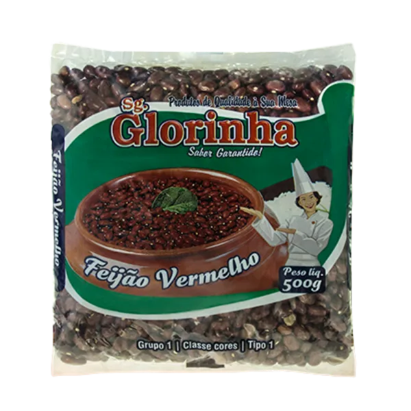 FEIJAO VERMELHO SG.GLORINHA 500GR