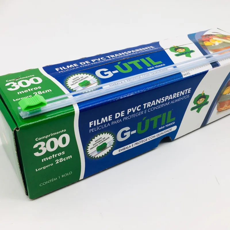 FILME PVC 28 CM X 30 CAIXINHA GUARUFILME