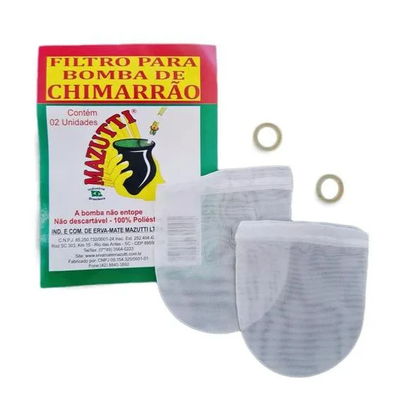 FILTRO P/ BOMBA CHIMARRAO C/20