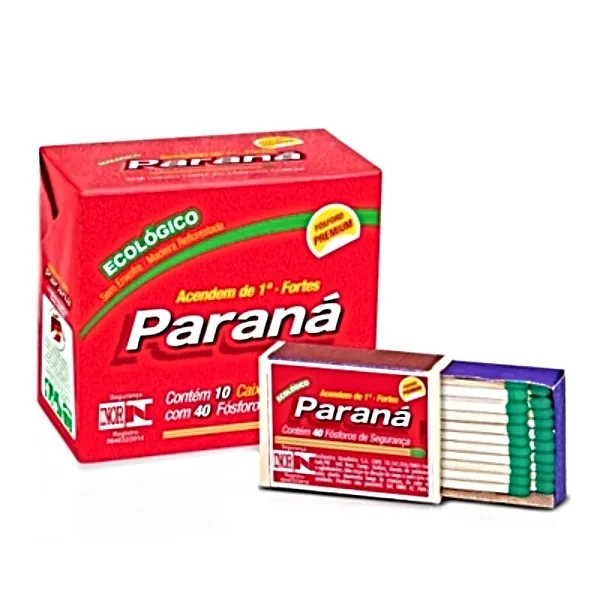 FOSFORO PARANA MADEIRA ECO 40 - C/10UN