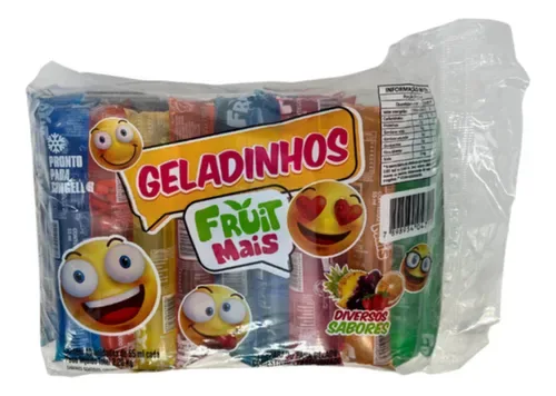 GELADINHO FRUIT MAIS 55ML C/40UNI