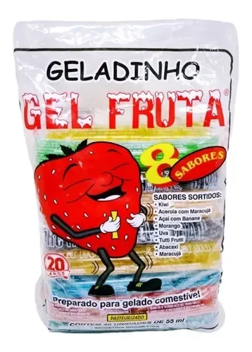 GELADINHO GEL FRUTA PCT C/40UN