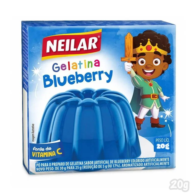 GELATINA BLUEBERRY NEILAR 20GR
