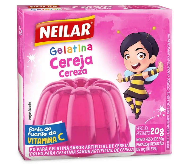 GELATINA CEREJA NEILAR 20GR