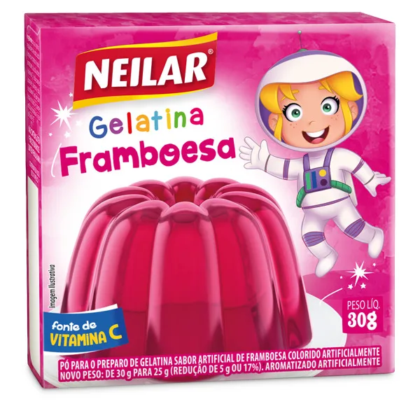 GELATINA FRAMBOESA NEILAR 20GR