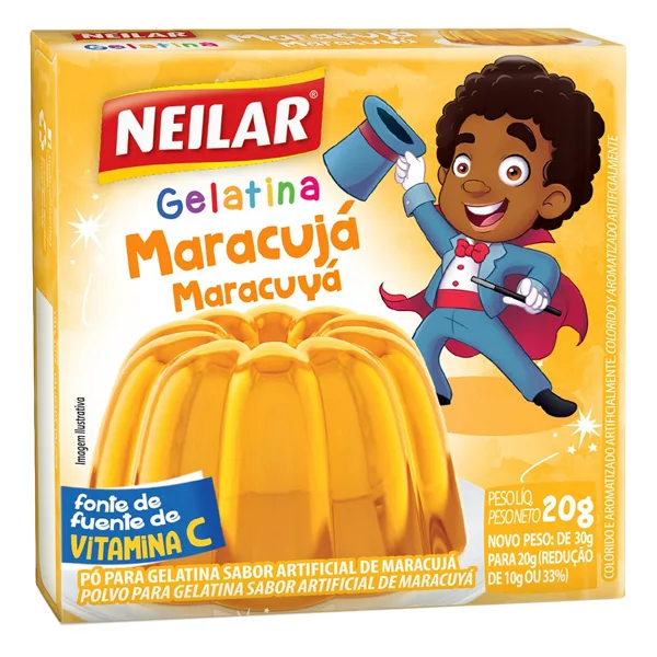 GELATINA MARACUJA NEILAR 20GR