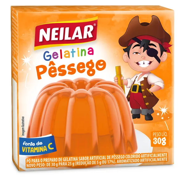 GELATINA PESSEGO NEILAR 20GR