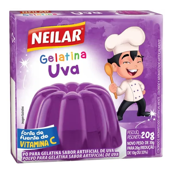 GELATINA UVA NEILAR 20GR