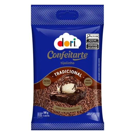 GRANULADO CONFEIT. TIJOLINHO TRAD. DORI 100GR