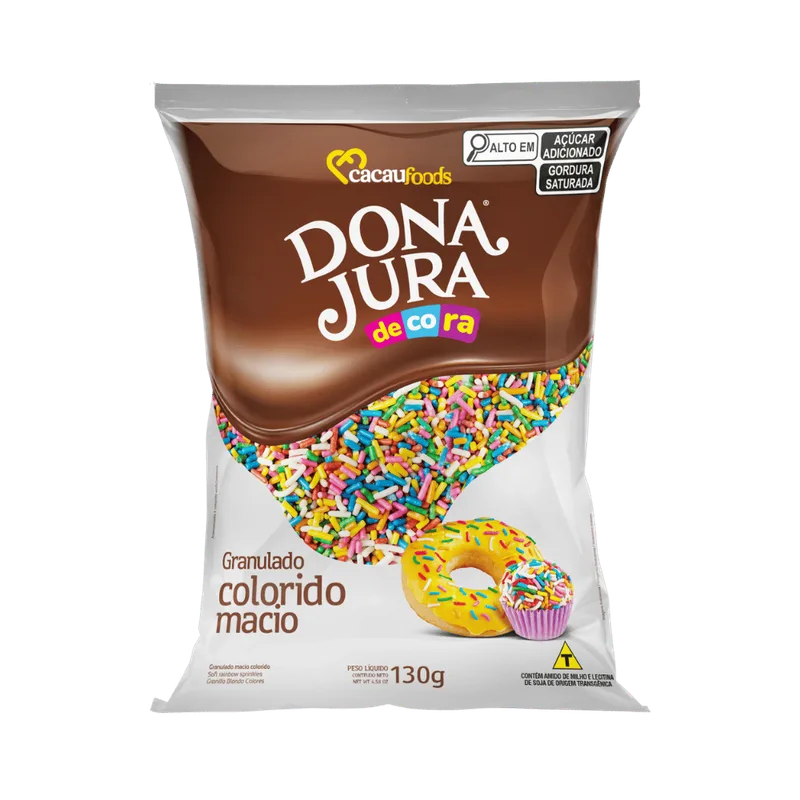 GRANULADO CONFEITO COLORIDO 130GR