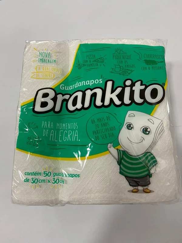 GUARDANAPO BRANKITO 13,5 X 13,5 C/4