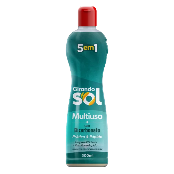 LIMPADOR MULTIUSO GIRANDO SOL C/BICARBONATO 500ML