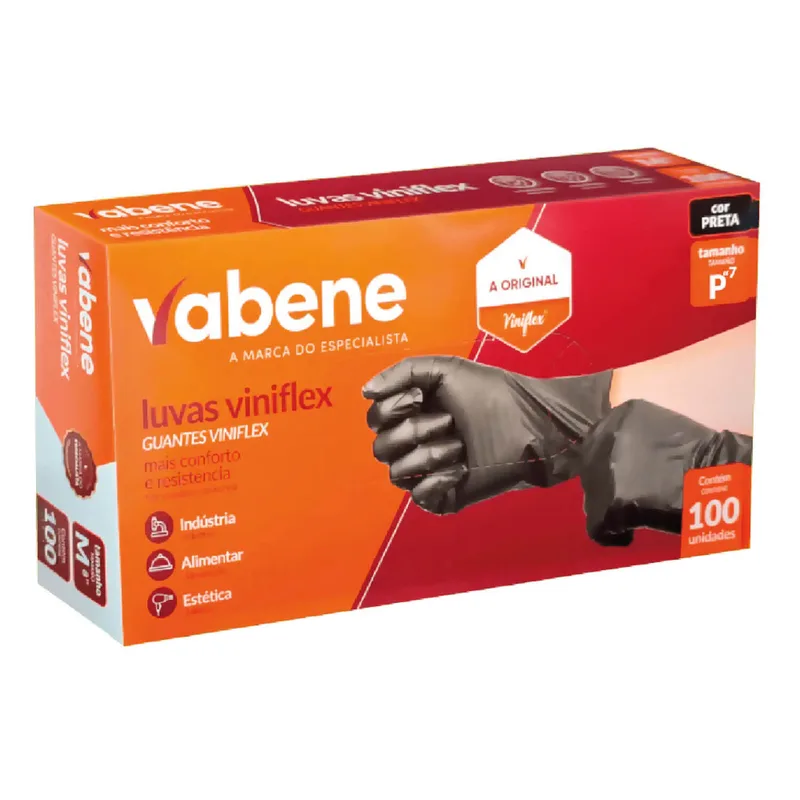 LUVA VINIFLEX VABENE  GG C/ 100UN