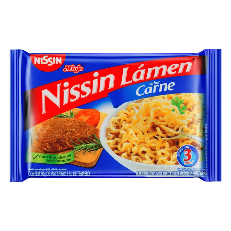 MACARRAO INST. NISSIN MIOJO CARNE 85GR