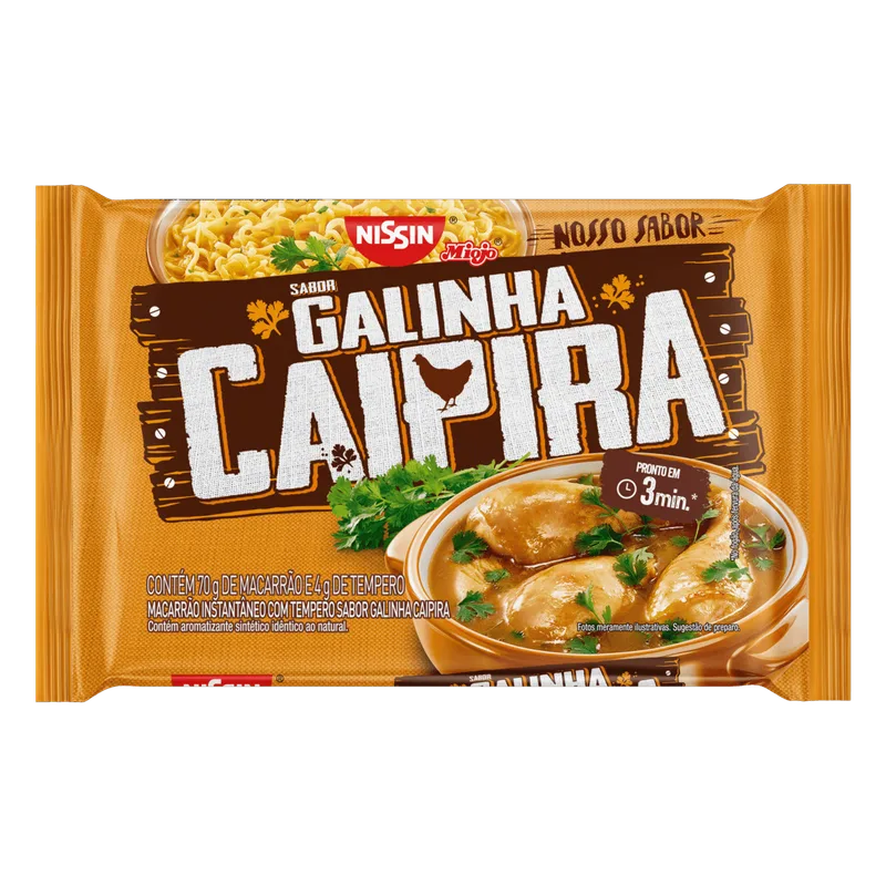 MACARRAO INST. NISSIN MIOJO GALINHA CAIPIRA 85GR