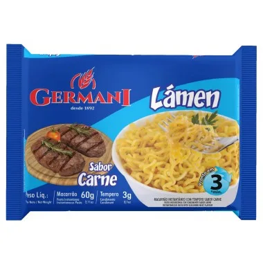 MACARRAO INSTANT. CARNE 63GR GERMANI