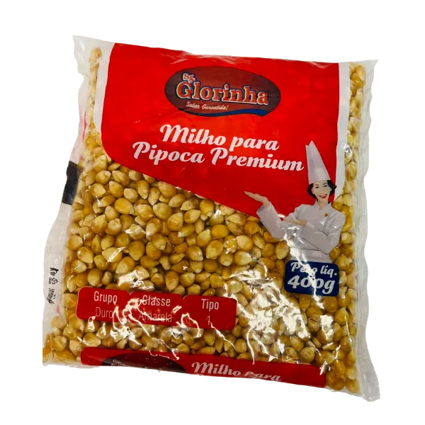MILHO DE PIPOCA PREMIUM GLORINHA 400 GR