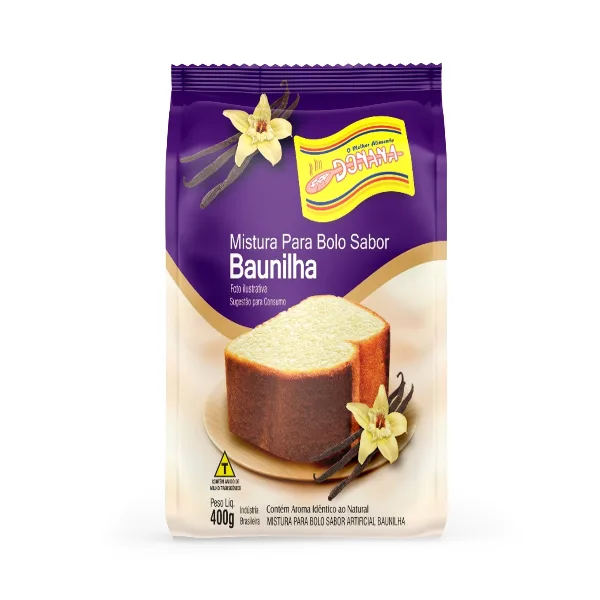 MISTURA BOLO SABOR BAUNILHA TOK 400GR