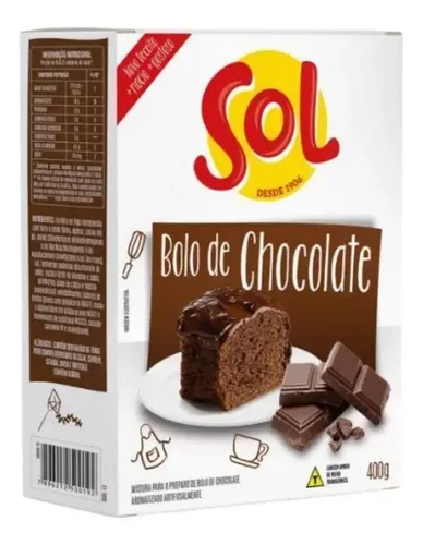MISTURA BOLO SABOR CHOCOLATE TOK 400GR