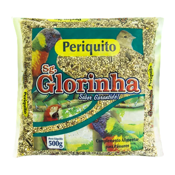 MISTURA PARA PERIQUITO SG. GLORINHA 500G