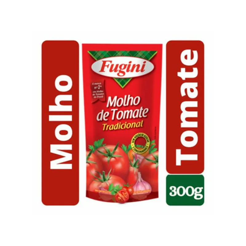 MOLHO DE TOMATE TRADICIONAL FUGINI 300GR
