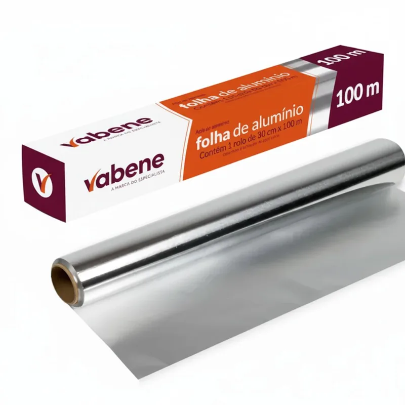 PAPEL ALUMINIO 30CMX100M VABENE