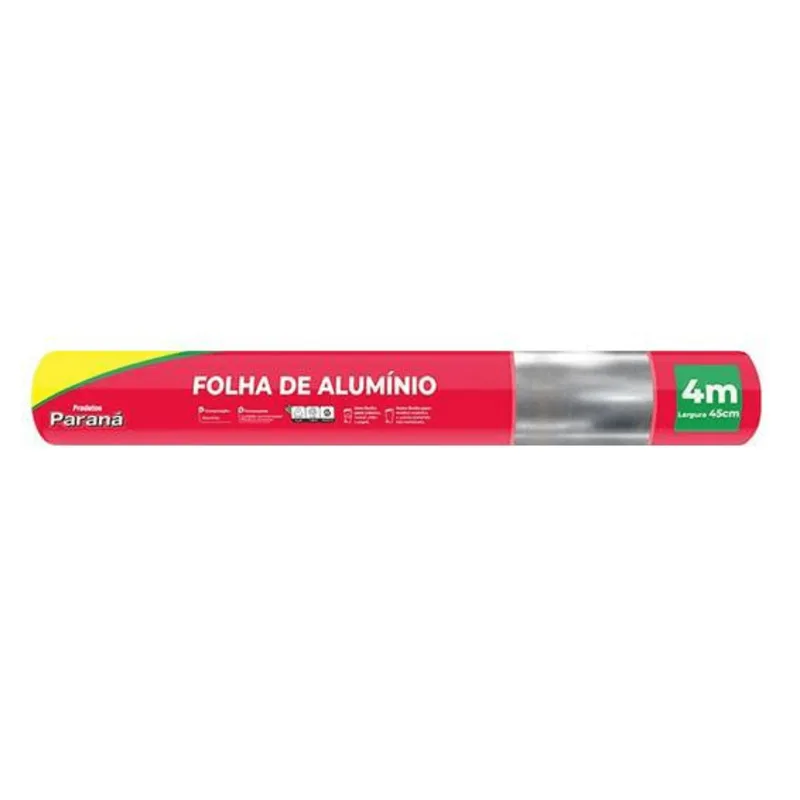 PAPEL ALUMINIO PARANA 45CMX4M