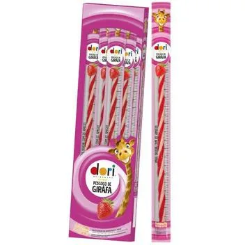 PESCOCO GIRAFA MORANGO DORI 30GR C/ 30 UNI