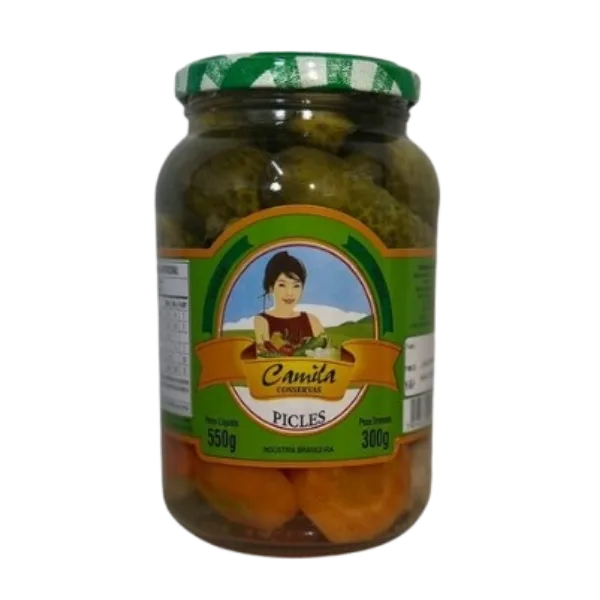 PICLES EM CONSERVA CAMILA 550GR