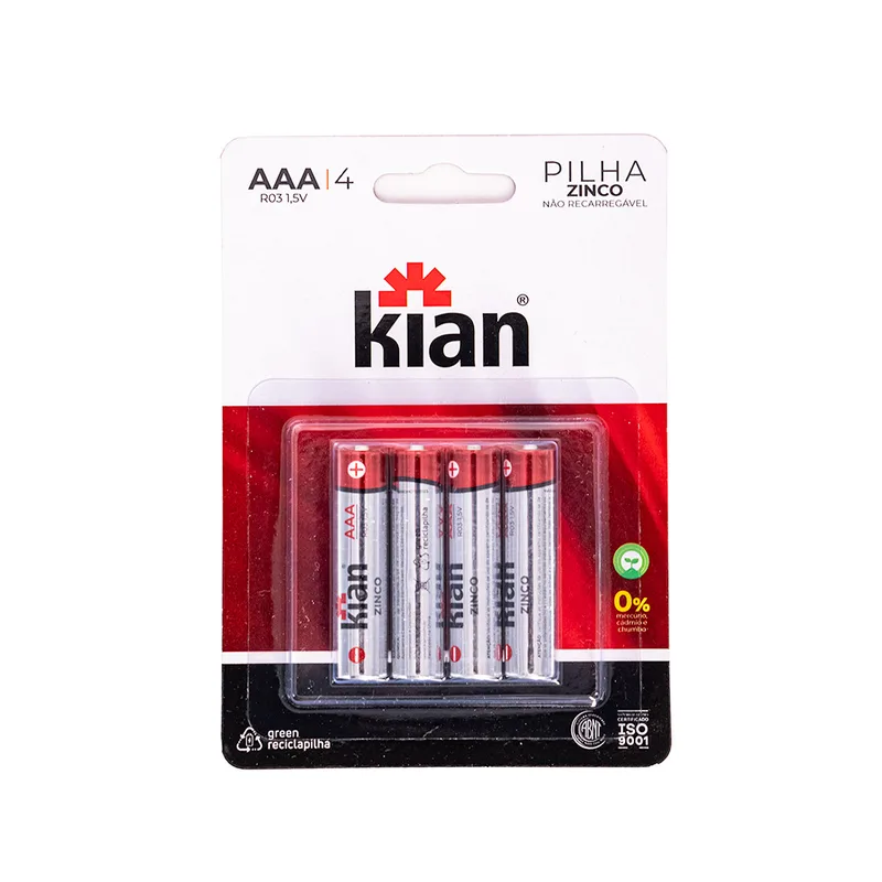 PILHA KIAN DISPLAY C/60 AA R6 1,5V