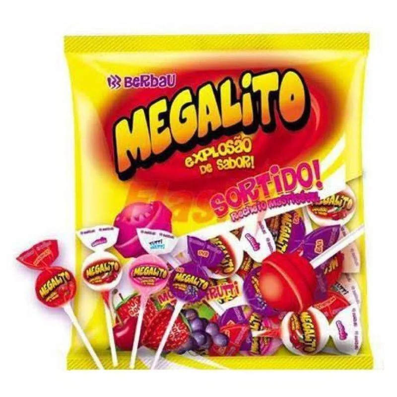 PIRULITO BERBAU MEGALITO SORTIDO 1KG