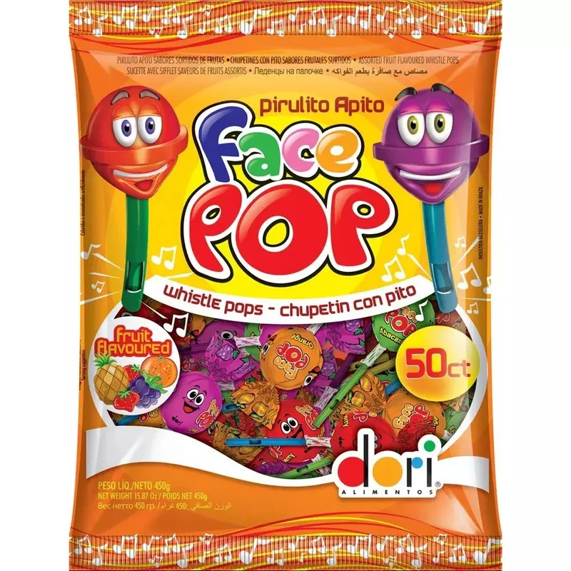 PIRULITO FACEPOP APITO DORI 450GR