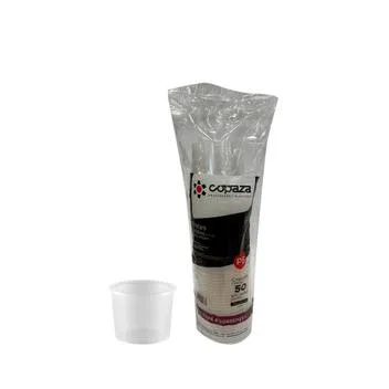 POTE LISO TRANSP. 400ML C/50UN