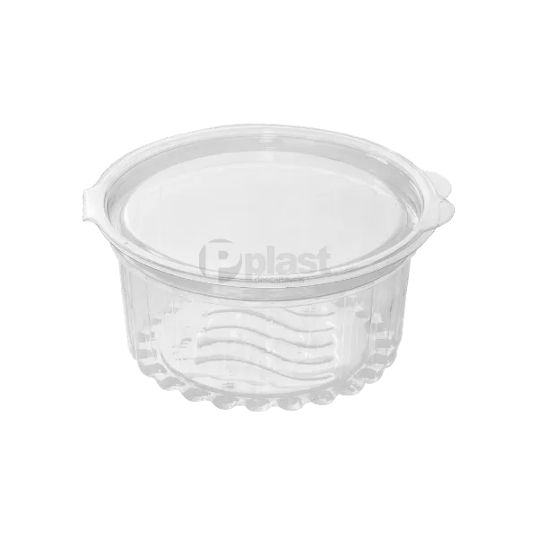 POTE REDONDO P750 C/TAMPA ARTIC. RETA 350ML PPLAST
