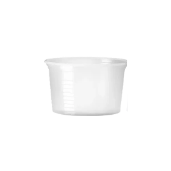 POTE TRANSPARENTE 150ML C/50UN