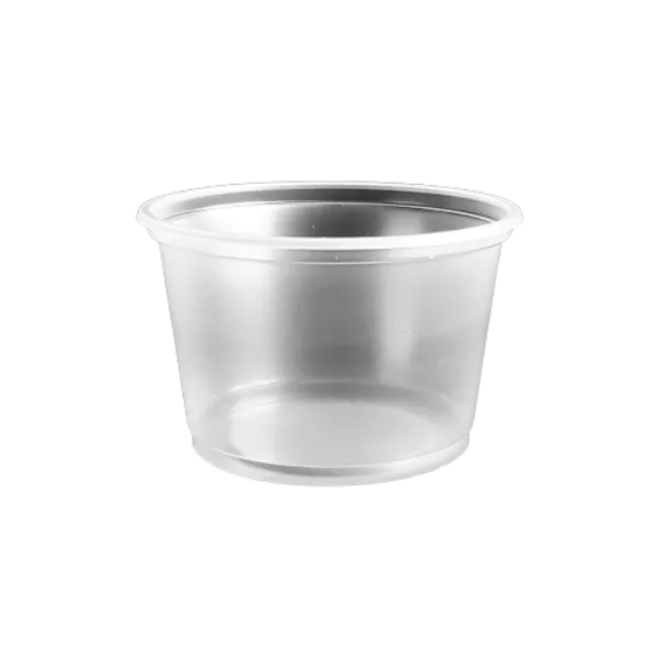 POTE TRANSPARENTE LISO 200ML C/50