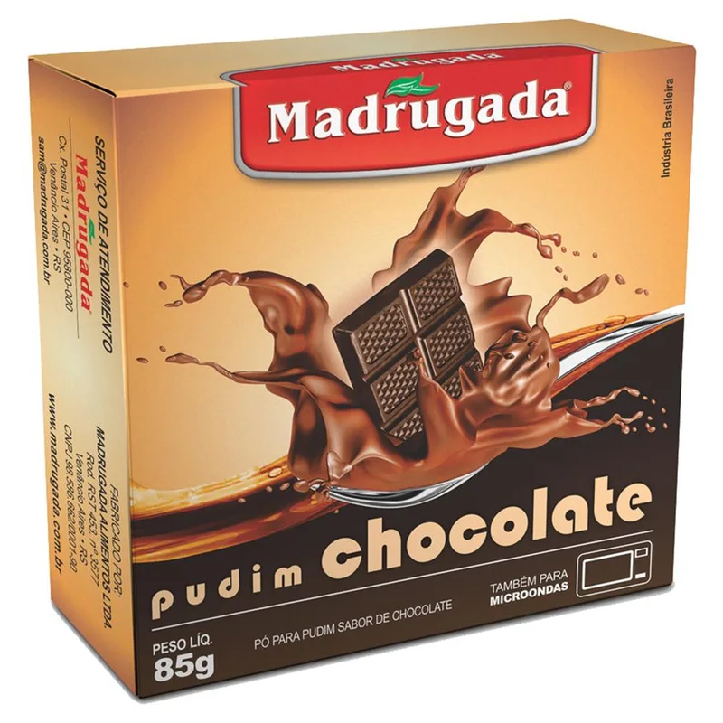 PUDIM MADRUGADA CARAMELO 85GR