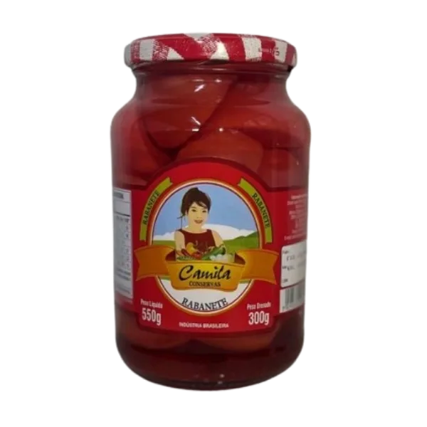 RABANETE EM CONSERVA CAMILA 550GR