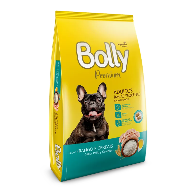 RACAO CAES ADULT. RACAS PEQ. BOLLY PREM. MIX 1KG