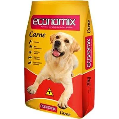 RACAO P/CAES ECONOMIX CARNE SACO 7KG