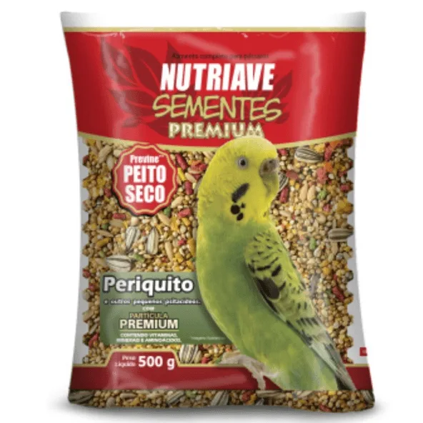 RACAO PERIQUITO SG GLORINHA 500GR