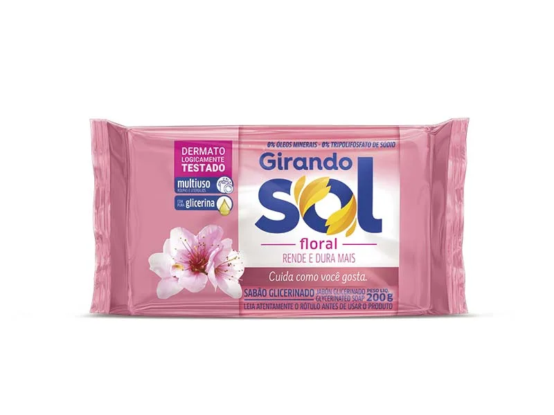 SABAO BARRA G. SOL GLIC. FLORAL INDIVIDUAL 200GR